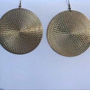 BOHO Gold Circle Earrings